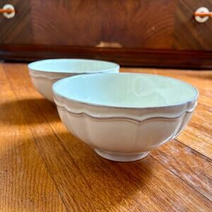 Set of 2 Toscano Cream Noble Excellence Bowls